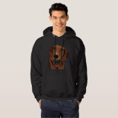Mabel The Mini Dachshund Hoodie (Voorkant volledig)