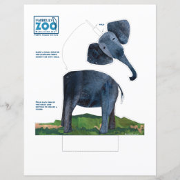 Mabell's Zoo Elephant Cutout