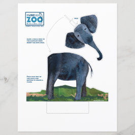 Mabell's Zoo Elephant Cutout