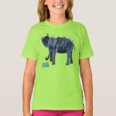 Mabell's Zoo Elephant T-Shirt voor kinderen (Voorkant)
