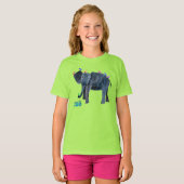 Mabell's Zoo Elephant T-Shirt voor kinderen (Voorkant volledig)