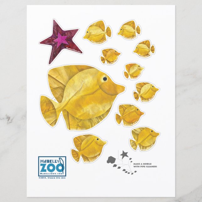 Mabell's Zoo Fish Cutout (Voorkant)
