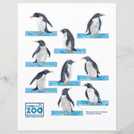 Mabell's Zoo Penguin Cutouts