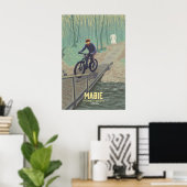 Mabie Mountainbike Reisposter Poster (Thuiskantoor)