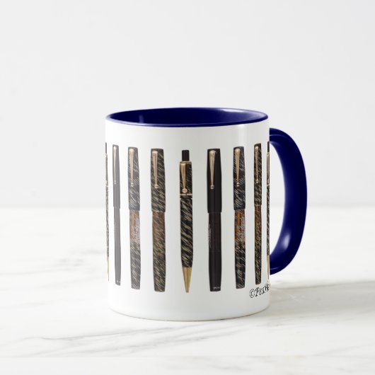 Mabie Todd Blackbird Top Filler Fountain Pens Mok (Voorkant rechts)