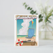 Mablethorpe Holiday poster Briefkaart (Staand voorkant)