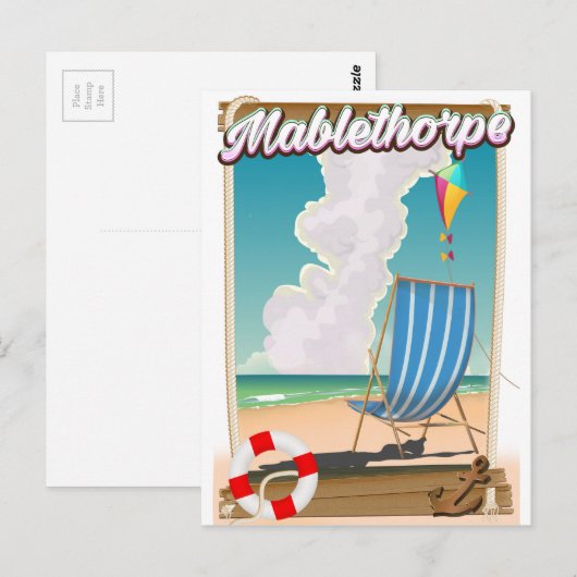 Mablethorpe Holiday poster Briefkaart (Voorkant / Achterkant)