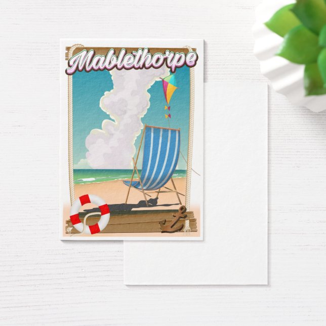 Mablethorpe Holiday poster Visitekaartjes (Bureau)