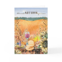 Mabon Autumn Equinox Herfst Altar Wheat field