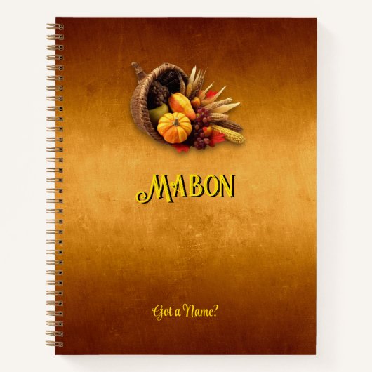  Mabon Autumn Equinox Notitieboek (Voorkant)