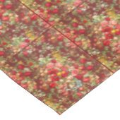 Mabon Blessings Autumn Equinox op Bourgogne Floral Tafelkleed (Gekanteld)