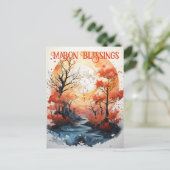 Mabon Blessings-Briefkaart Briefkaart (Staand voorkant)
