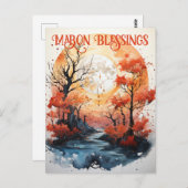 Mabon Blessings-Briefkaart Briefkaart (Voorkant / Achterkant)