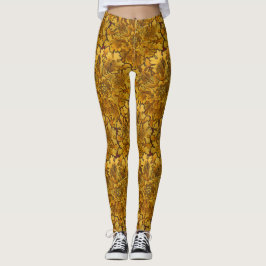 Mabon Equinox-eiken bladeren Leggings