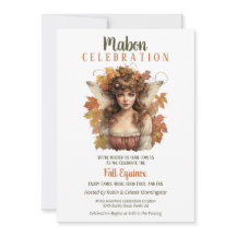 Mabon Harvest Herfst Equinox Retro Fairy