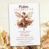 Mabon Harvest Herfst Equinox Retro Fairy Kaart