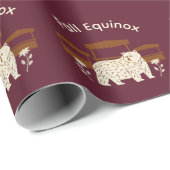 Mabon Harvest Herfst Equinox Uitnodiging Cadeaupapier (Rol Hoek)