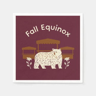 Mabon Harvest Herfst Equinox Uitnodiging Servet