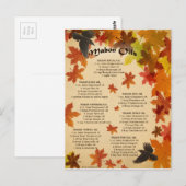 Mabon Oils Briefkaart (Voorkant / Achterkant)