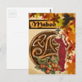Mabon Pagan Fantasy Art Briefkaart (Voorkant / Achterkant)
