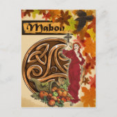 Mabon Pagan Fantasy Art Briefkaart (Voorkant)