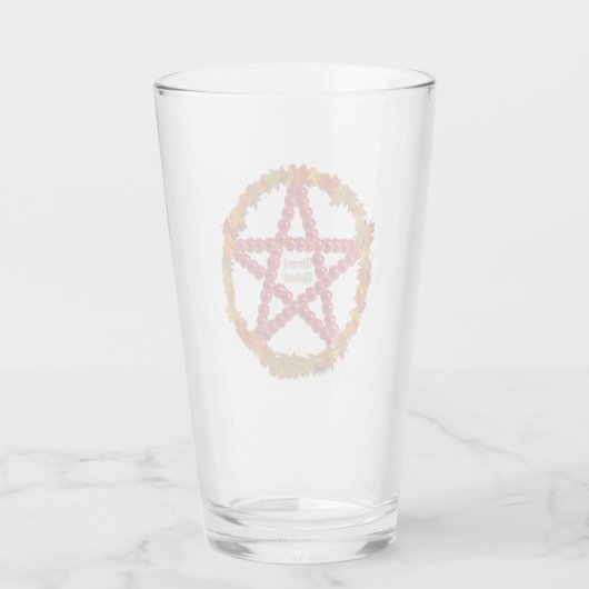 Mabon Pentacle Glas (Achterkant)