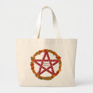 Mabon Pentacle Grote Tote Bag