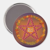 Mabon Pentacle Magneet (Voorkant / Achterkant)
