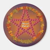 Mabon Pentacle Magneet (Voorkant)