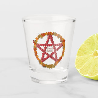 Mabon Pentacle Shot Glas