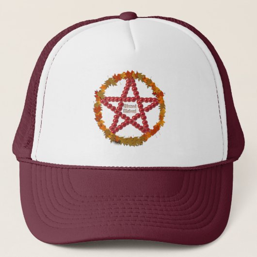 Mabon Pentacle Trucker Pet (Voorkant)
