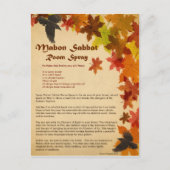 Mabon Room Spray Briefkaart (Voorkant)