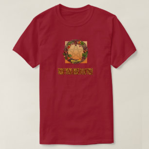 Mabon Wreator met eik Letters T-shirt
