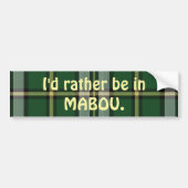 Mabou-bumpersticker Bumpersticker (Voorkant)