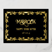 Mabrook je bent getrouwd Groet Folie Feestdagen Briefkaart (Voorkant)