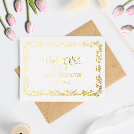 Mabrook je bent getrouwd Groet Folie Feestdagen Briefkaart