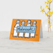 mabrook kaart (Gele Bloem)