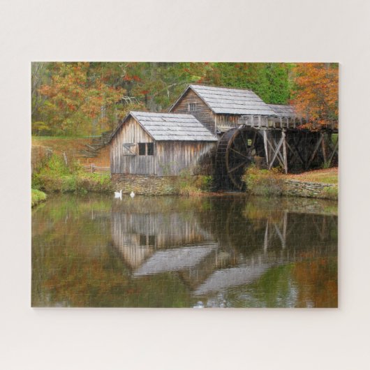 Mabry Mill Blue Ridge Parkway VA Design Puzzle Legpuzzel (Horizontaal)