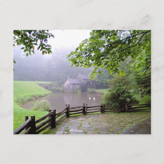 Mabry Mill, Blueridge Parkway, VA Briefkaart (Voorkant)