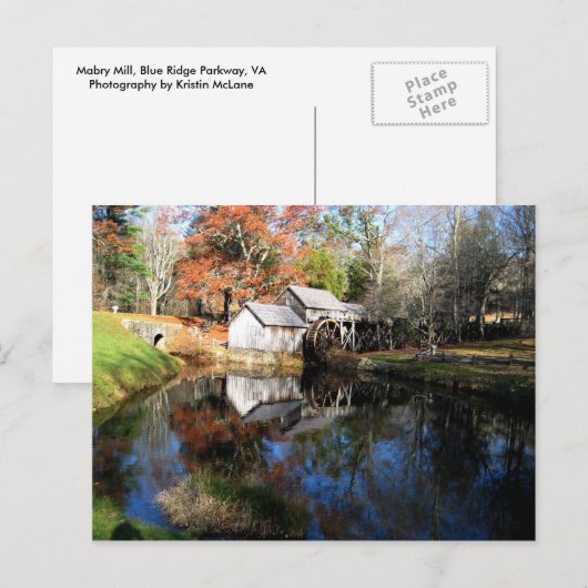 Mabry Mill Briefkaart (Voorkant / Achterkant)