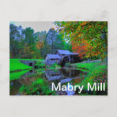 Mabry Mill Briefkaart (Voorkant)