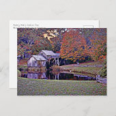 Mabry Mill in Herfst Briefkaart (Voorkant / Achterkant)