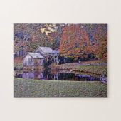 Mabry Mill in Herfst Puzzle Legpuzzel (Horizontaal)