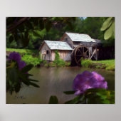 Mabry Mill - Schilderen Poster (Voorkant)