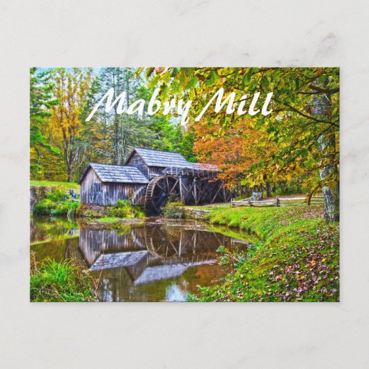 mabry mill virginia briefkaart (Voorkant)