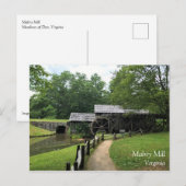 Mabry Mill, Virginia Briefkaart (Voorkant / Achterkant)