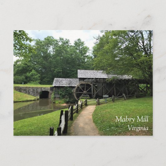 Mabry Mill, Virginia Briefkaart (Voorkant)