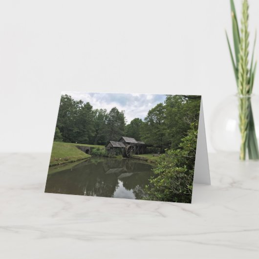 Mabry Mill, Virginia Kaart (Voorkant)