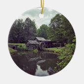 Mabry Mill, Virginia Keramisch Ornament (Voorkant)