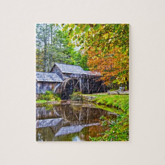 Mabry Mill Virginia Legpuzzel (Verticaal)
